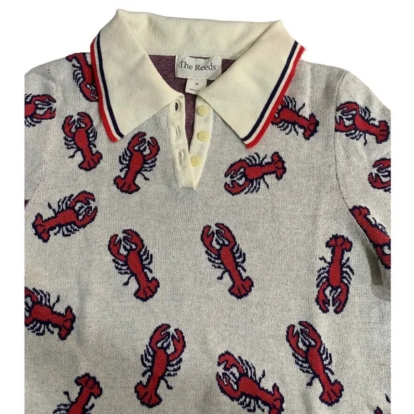 J Crew x The Reeds Lobster Polo Shirt Size M
J. Crew NWOT - Picture 7 of 10